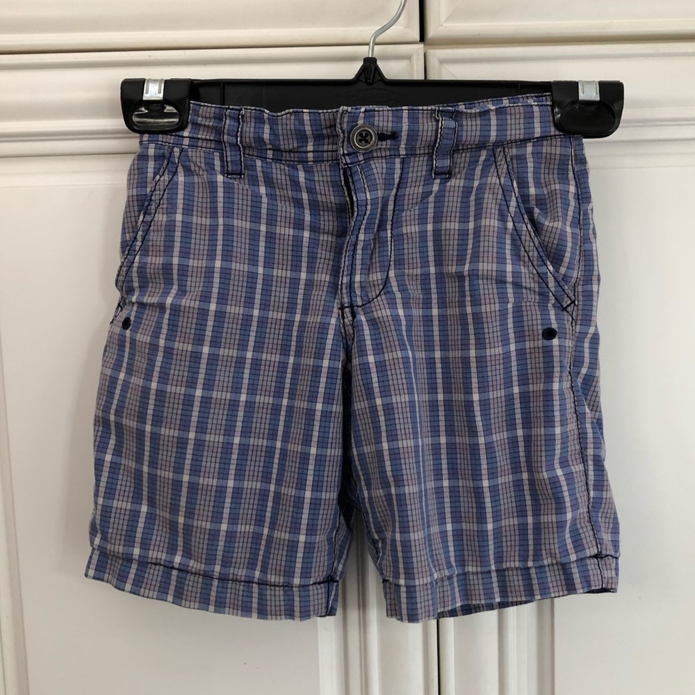 Gap boys plaid shorts